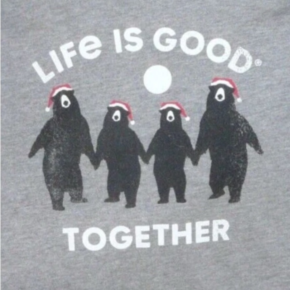Life Is Good Heather Gray Tee XL